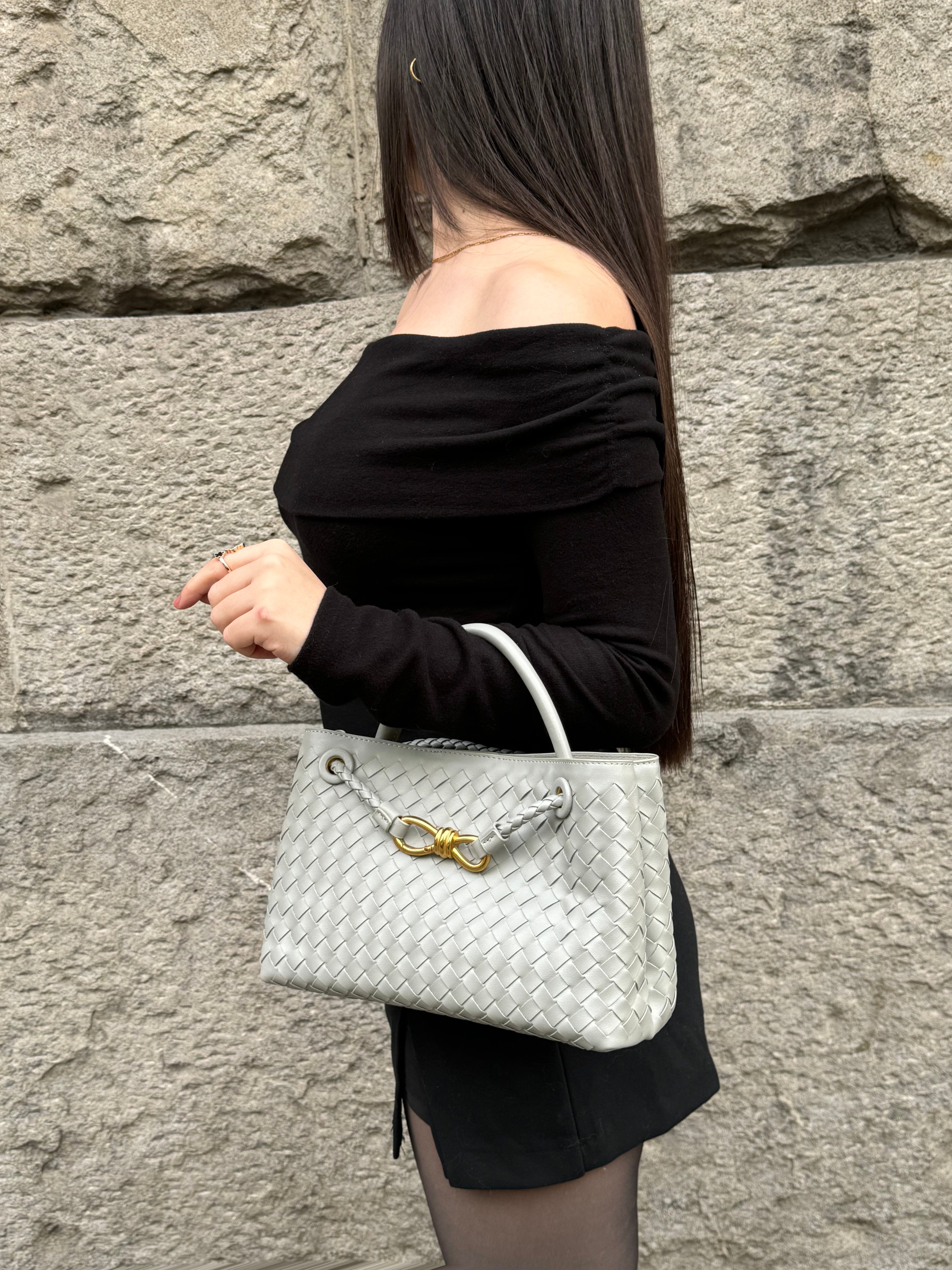 SARAH BAG MEDIUM - SILVER